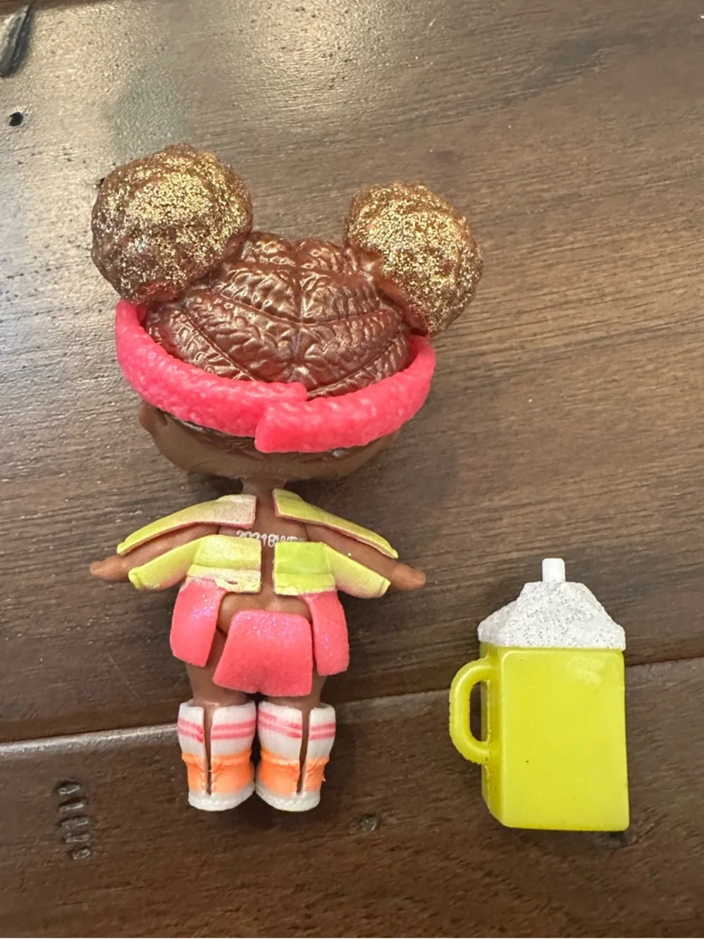 EUC L.O.L. Surprise! Doll with Pink Headband & Yellow Top